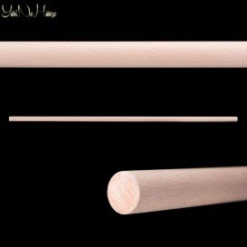 Jo 25 mm Beech wood | Aikido Jo staff | Handmade wooden jo-0