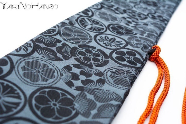 Katana Bukuro Kamon (Light background) | Bag for Nihonto Katana and Iaito | Top quality Katana bag