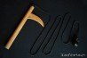 Kusarigama with rope | Top quality Kusarigama LIGNUM VITAE wood-0