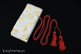 Katana Bukuro Tsuru | Bag for Nihonto Katana and Iaito | Top quality Nishijin Katana bag