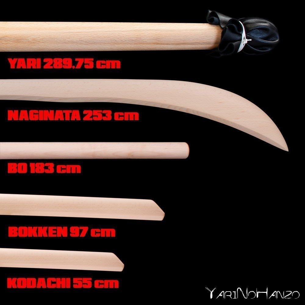 Katori Shinto Ryu Bokken Set Beech wood | Handmade Bokuto set