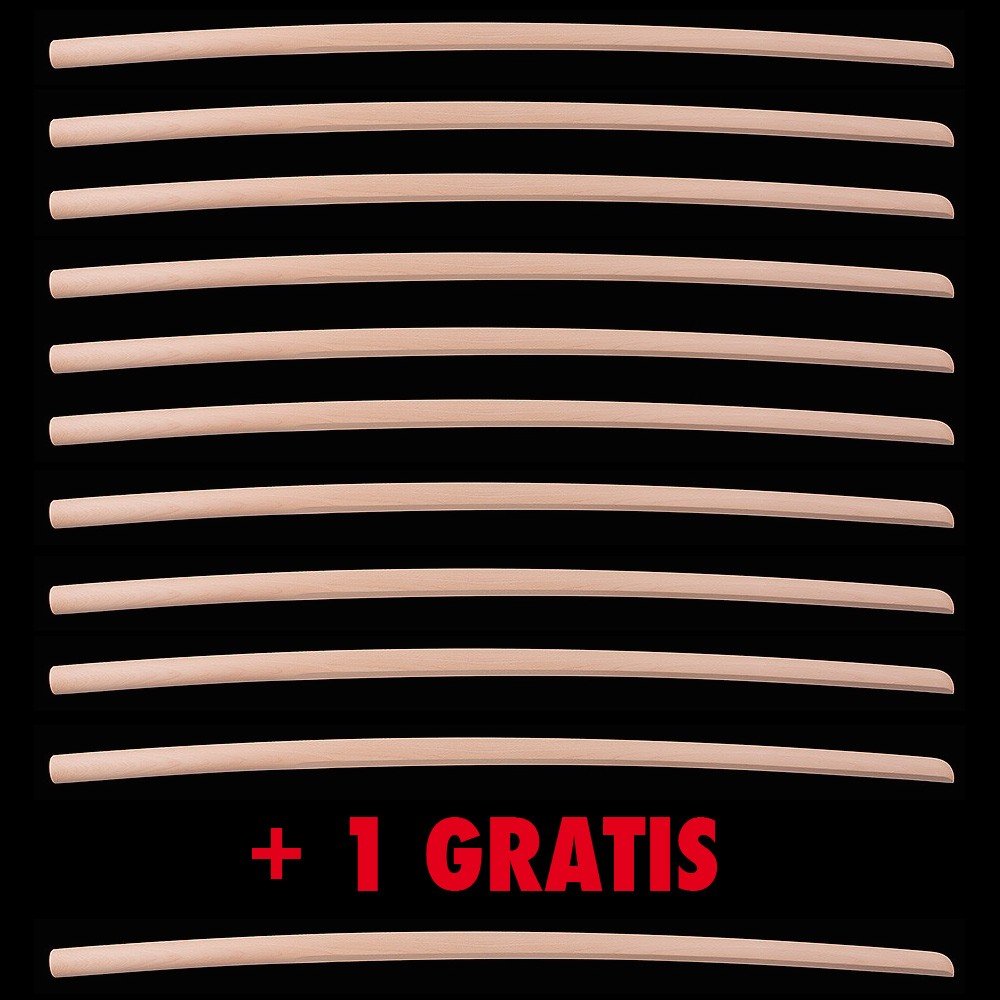 PACK 10+1 GRATIS | Bokken Daito 105 cm Beech wood | Handmade Bokuto