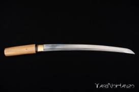 Shirasaya Wakizashi Shinken | Handmade Katana Sword |