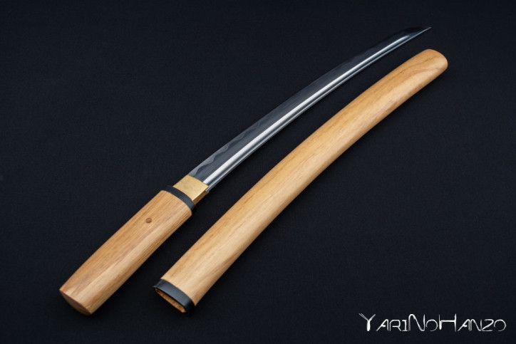 Shirasaya Wakizashi Shinken | Handmade Katana Sword |