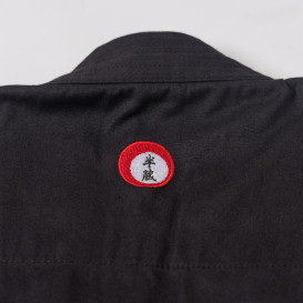 Black Ninjutsu Gi professional cotton canvas