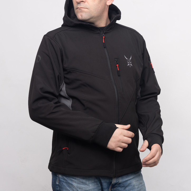 Soft Shell Jacket "ONI" with Hood | Durable, Unisex, and Uniquely Stylish