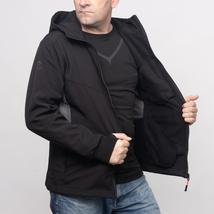 Soft Shell Jacket "ONI" with Hood | Durable, Unisex, and Uniquely Stylish