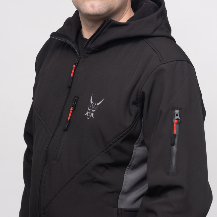 Soft Shell Jacket "ONI" with Hood | Durable, Unisex, and Uniquely Stylish