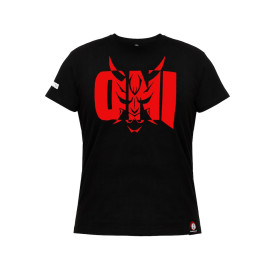 ONI T-shirt front with red logo print