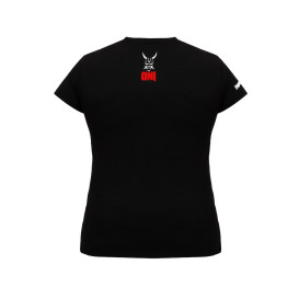 ONI T-shirt front with red logo print