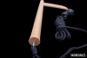 beech wood kusarigama detail natural wood martial arts training