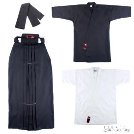 Iaido Set Beginner | Iaidogi + Shitagi + Hakama + Kaku Obi