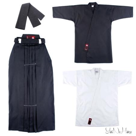 Iaido Set Beginner | Iaidogi + Shitagi + Hakama + Kaku Obi