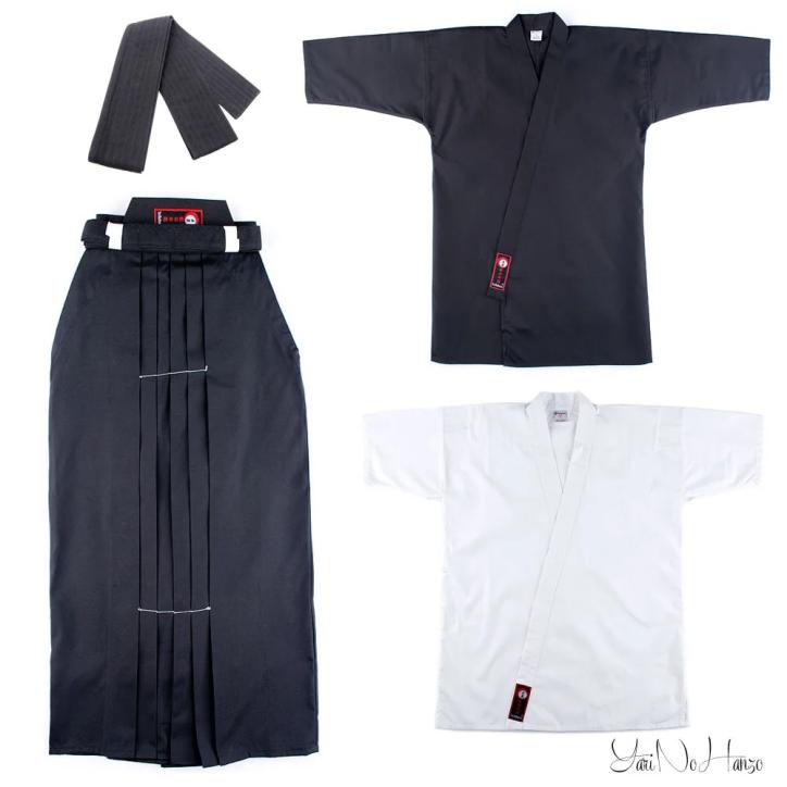 Iaido Set Beginner | Iaidogi + Shitagi + Hakama + Kaku Obi