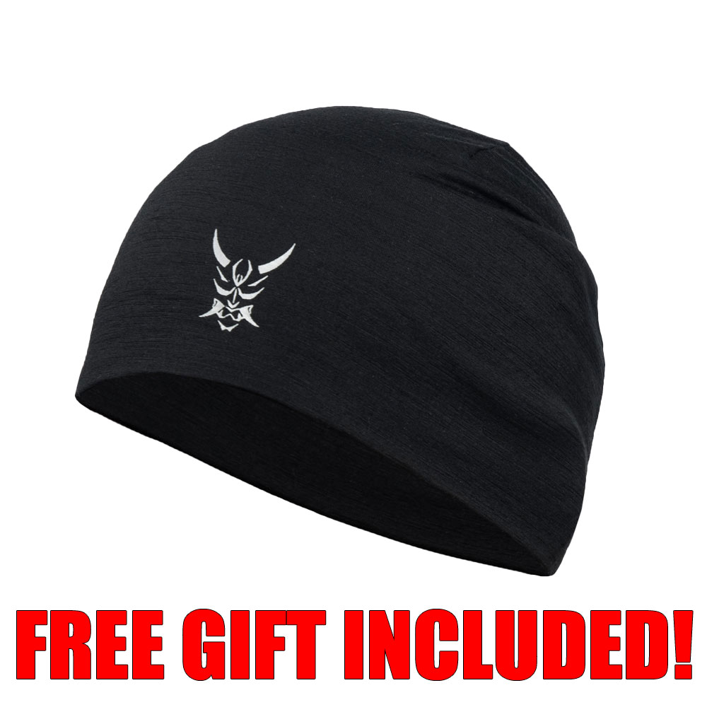 Merino Wool Beanie Hat ONI YariNoHanzo